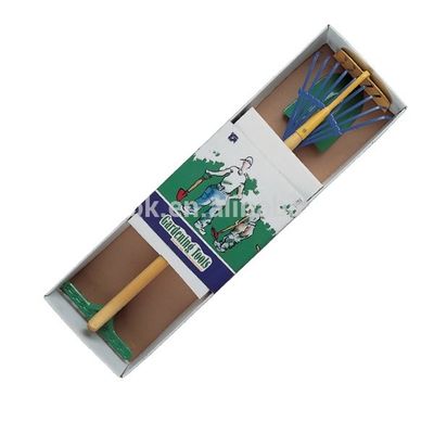 10pcs Εργαλεία χειρός κήπου με μακρύ ξύλινο χερούλι Πολυλειτουργικό και εξατομικευμένο υποστήριξη